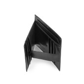 Portcard din piele naturala DiAmanti Amando Negru